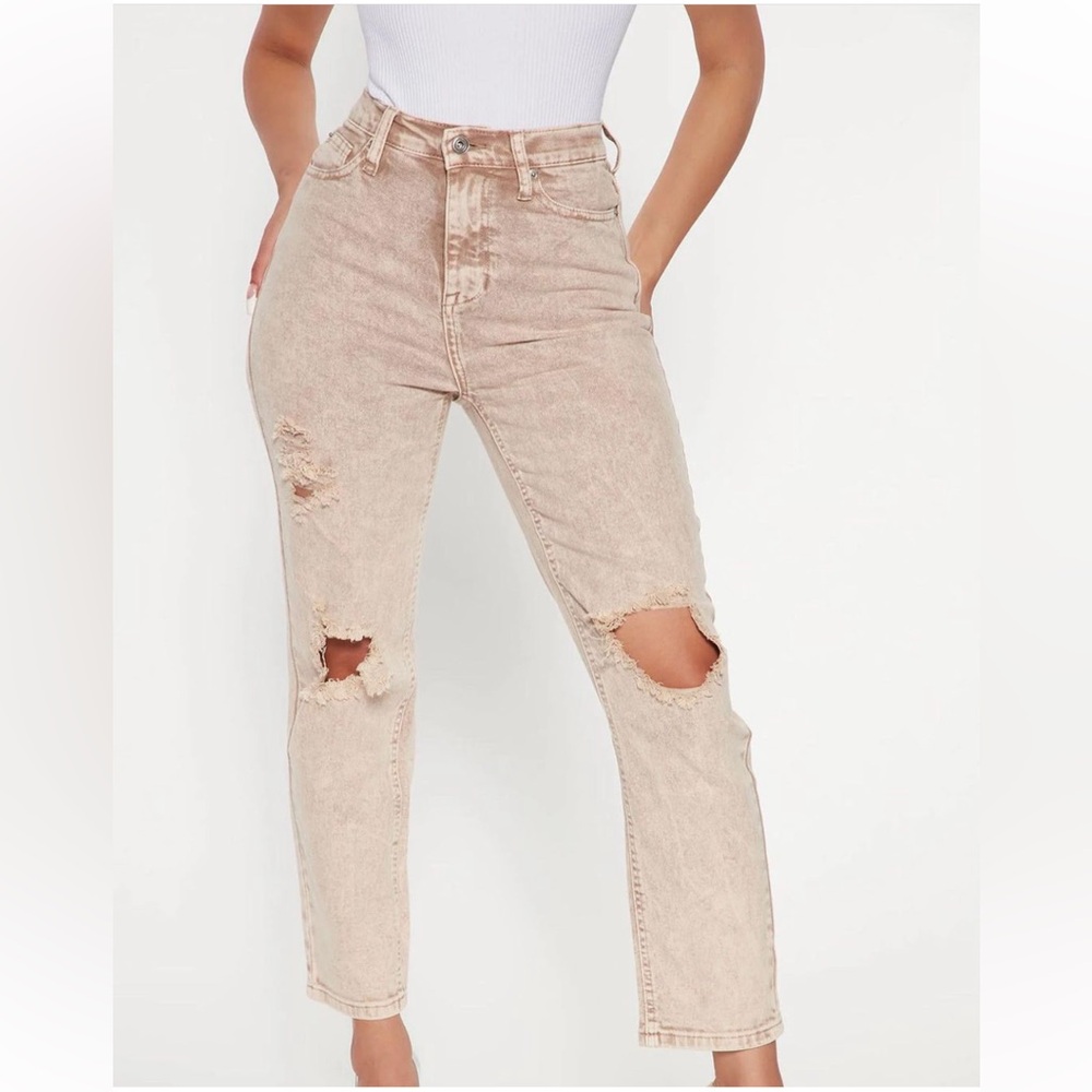 Stone Wood Straight Leg Jeans